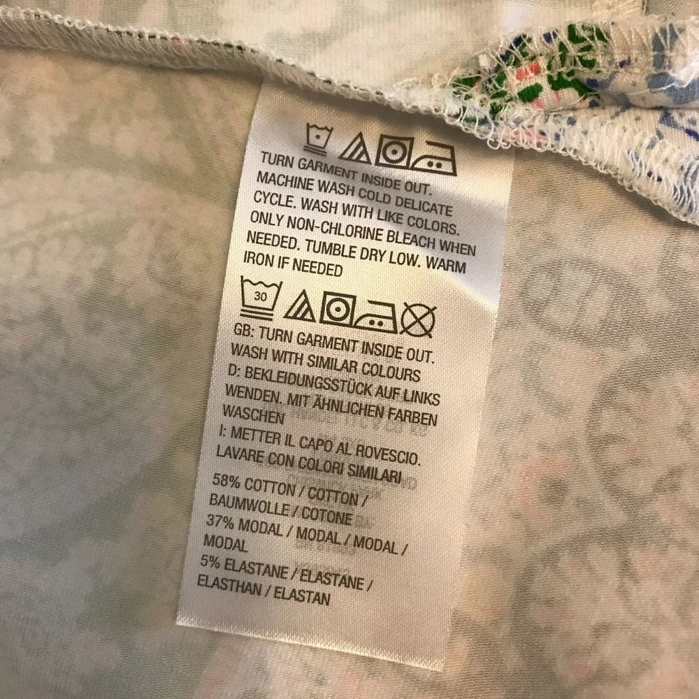 Isaac Mizrahi  Womens Green Paisley Double Knit 3/4 Sleeve Open Cardigan XL - Picture 8 of 9